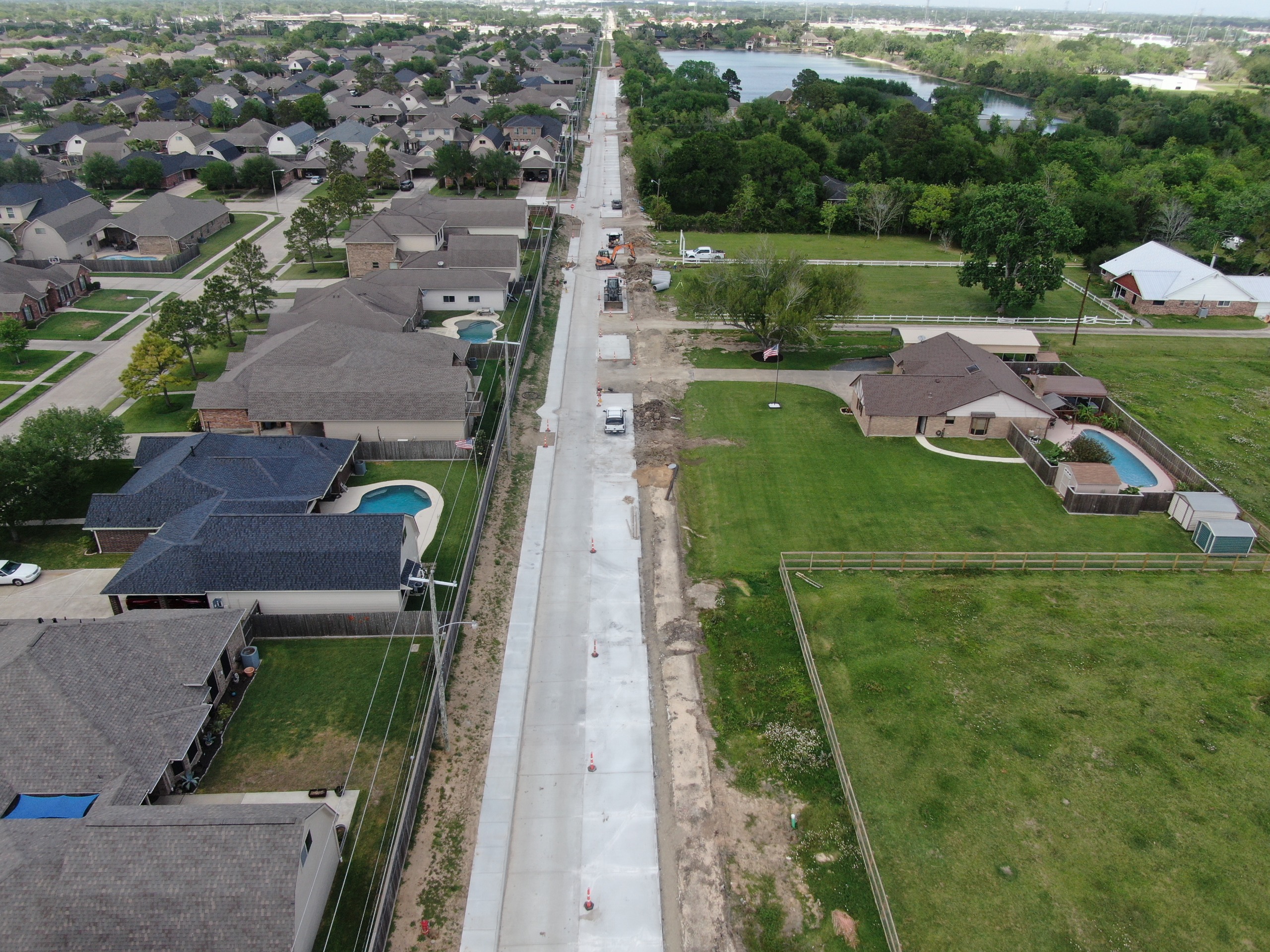 Butler Reconstruction facing north project progress update April 2026