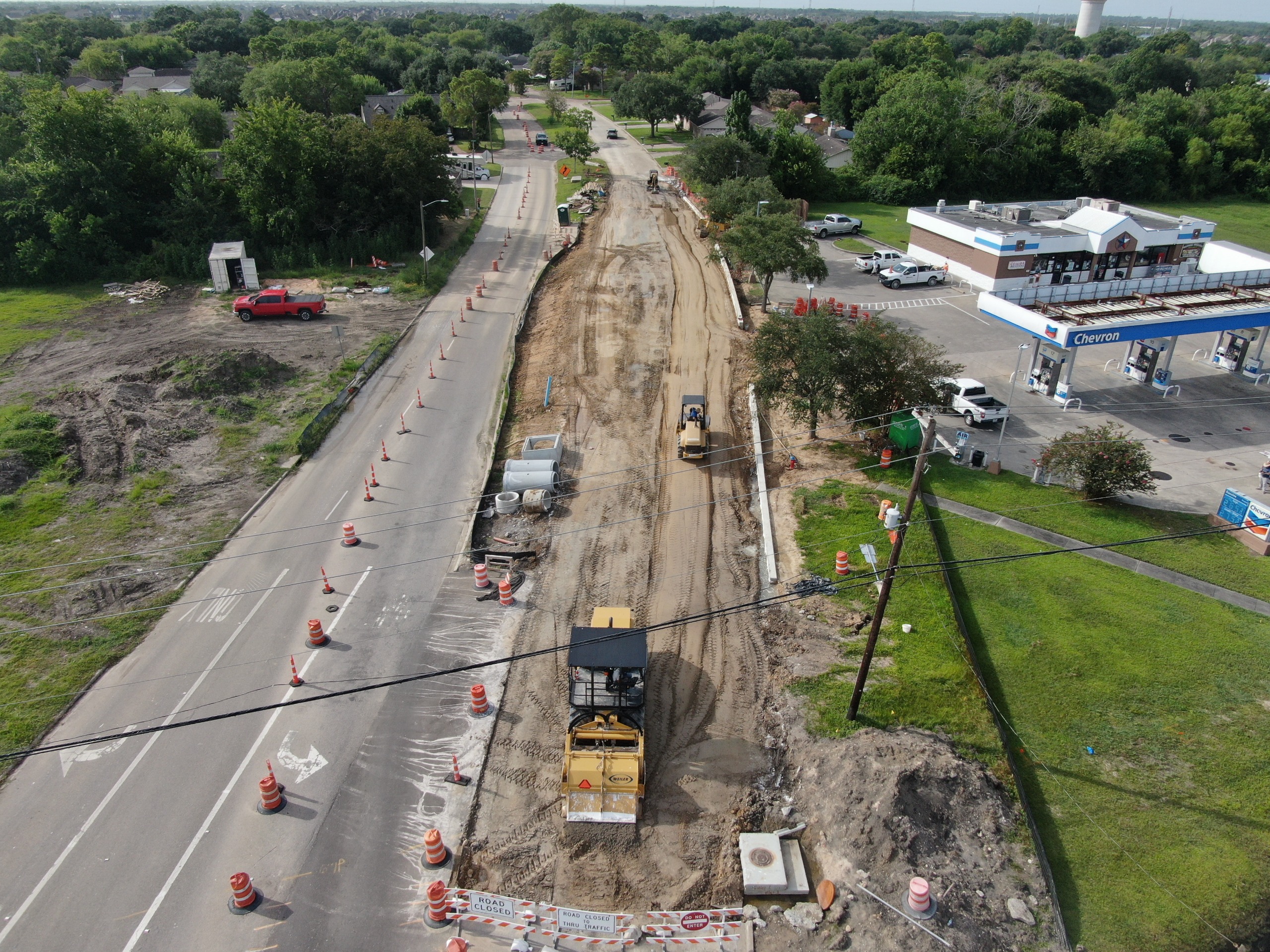 Photo of progress Phase 1 July 2025