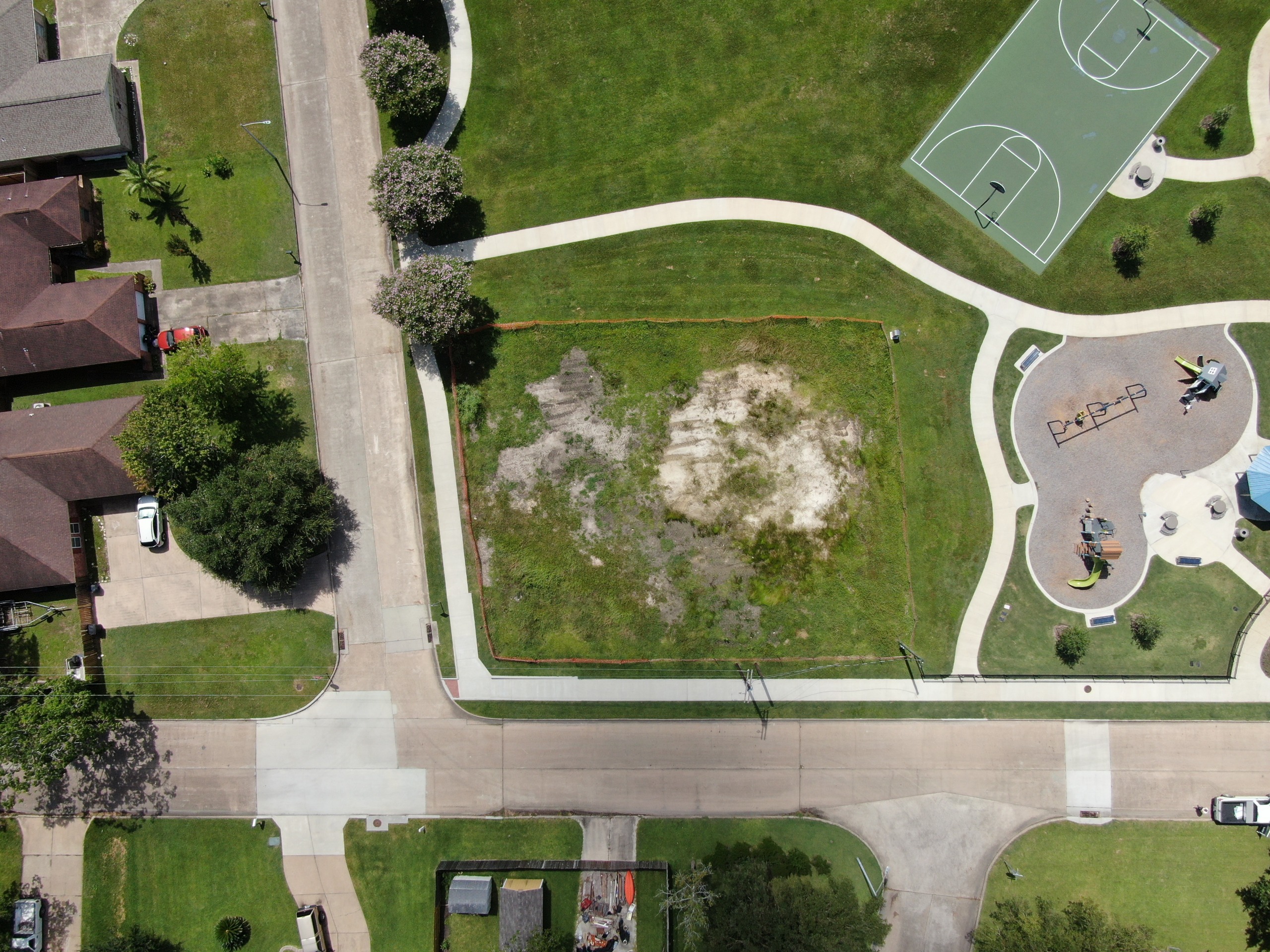 Before: Picture of condition of Bay Ridge Park prior to construction 