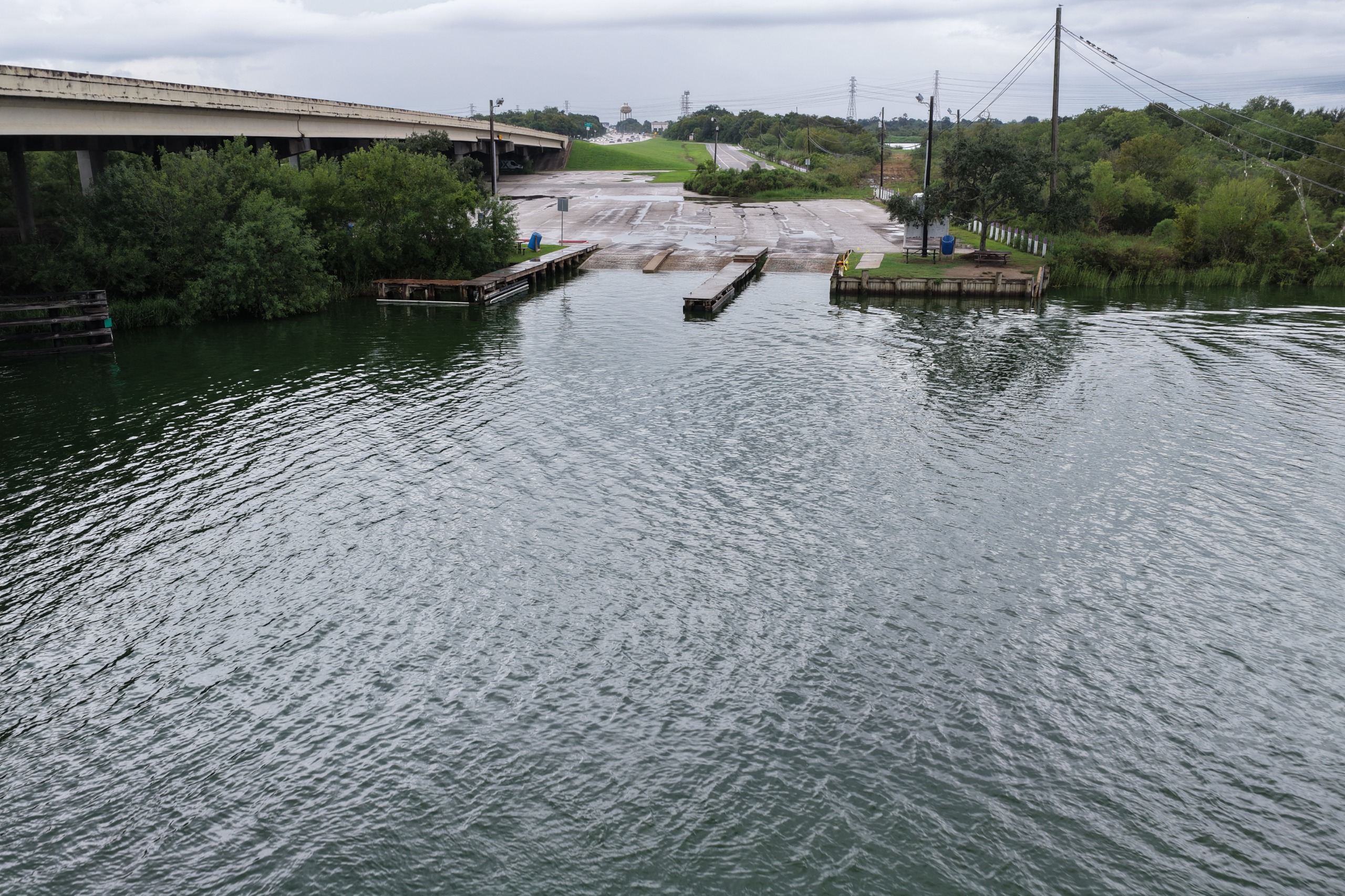 Image of current boat ramp infrastructure 