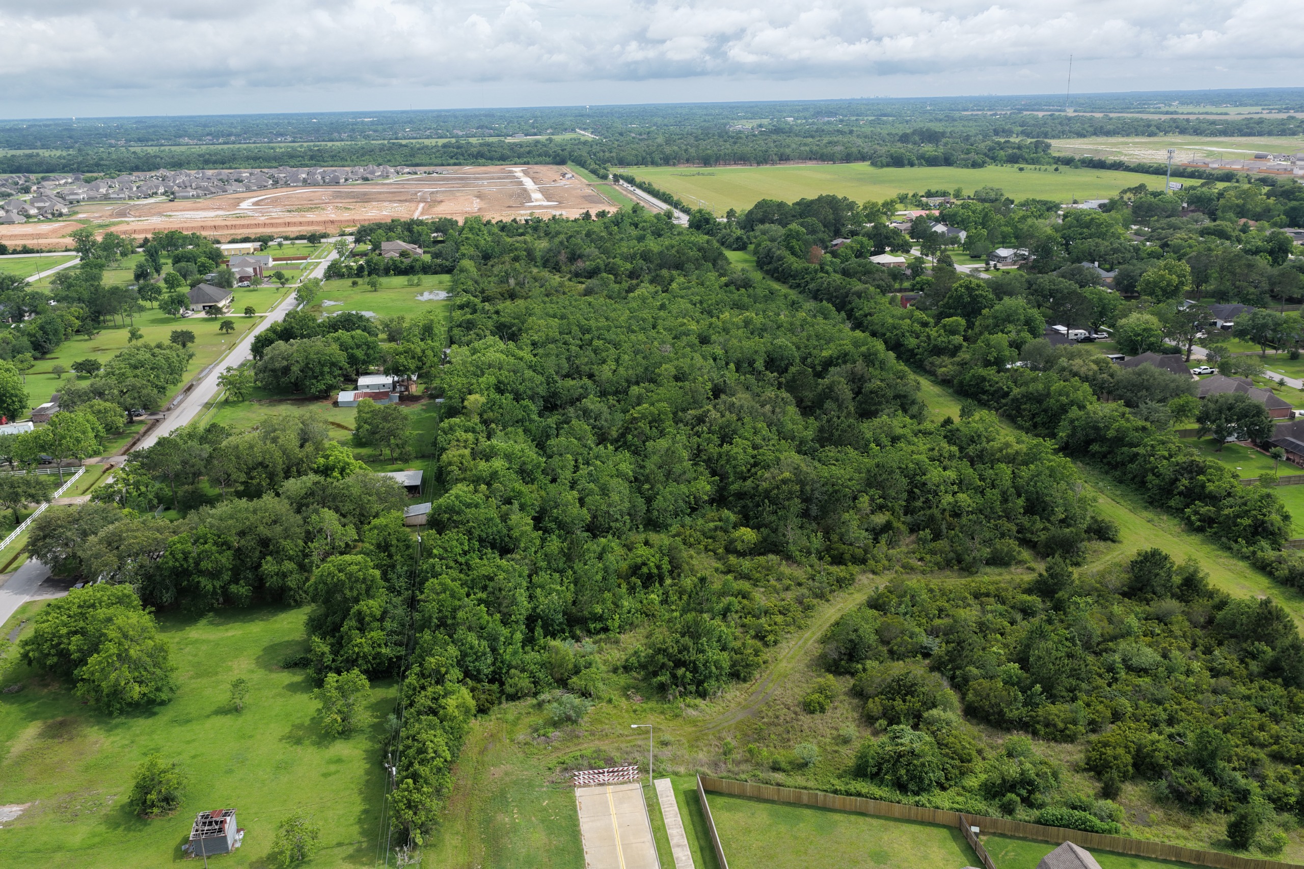 Hobbs Road Extension Looking North of League City
