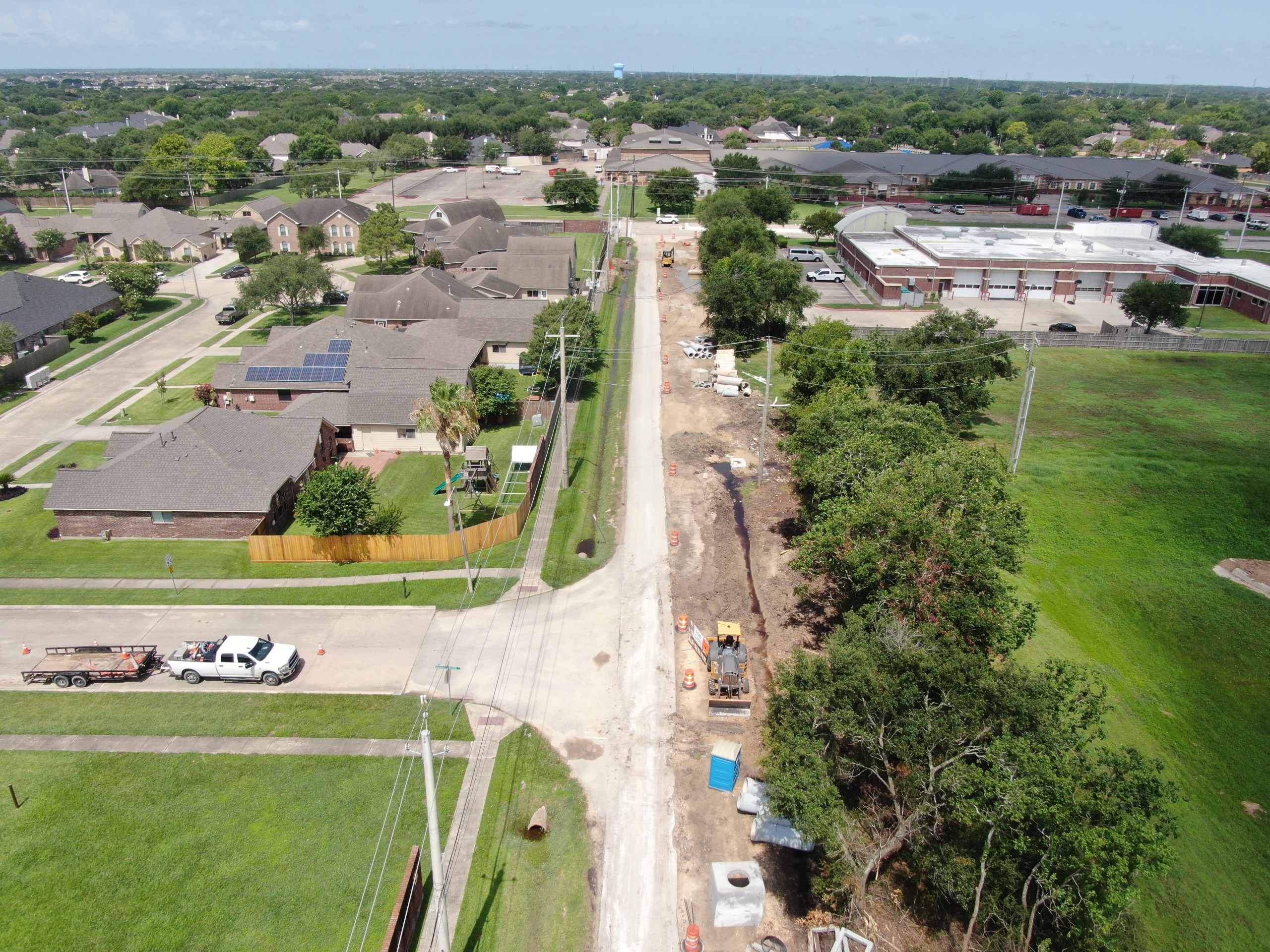 June progress of Turner/Butler Road Construction 